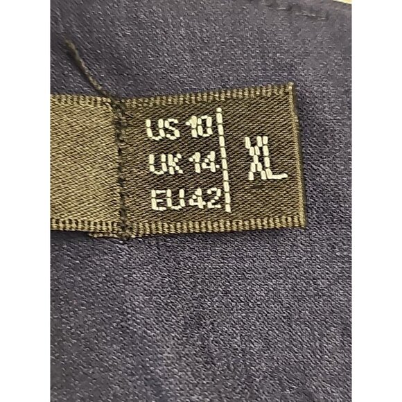 Womens Size 10 Fit-and-Flare Dress Blue Sleeveless Homeyee Zip Back Event New - Picture 6 of 8